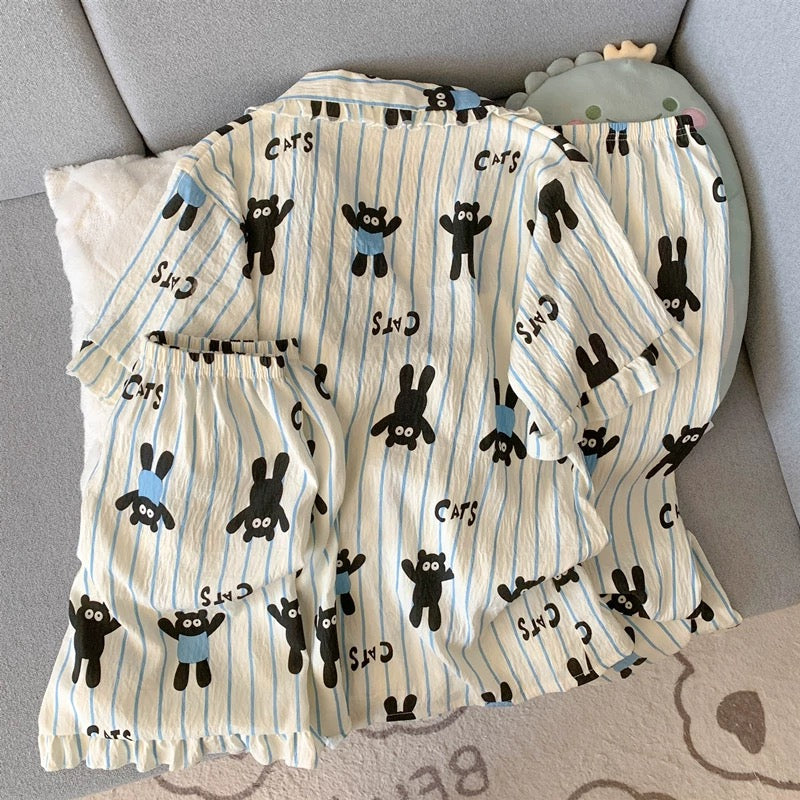 CatNap Frill Padded Nightsuit - 3pc Set